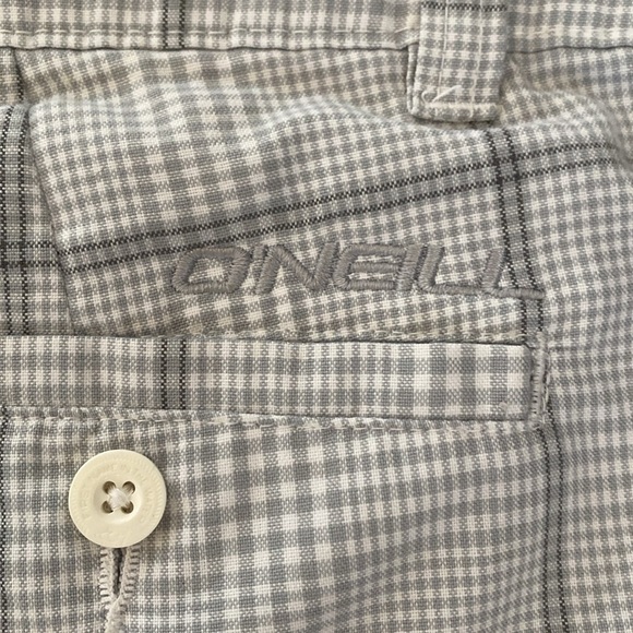 O’Neill Men’s Flat Front Shorts 2 pairs plaid Golf Skater Surfer Beach Sz 36 - Picture 5 of 11